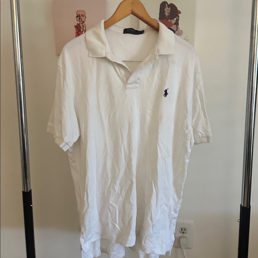 Polo Ralph Lauren White Polo Shirt